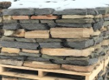 Stone on hardscaping pallets